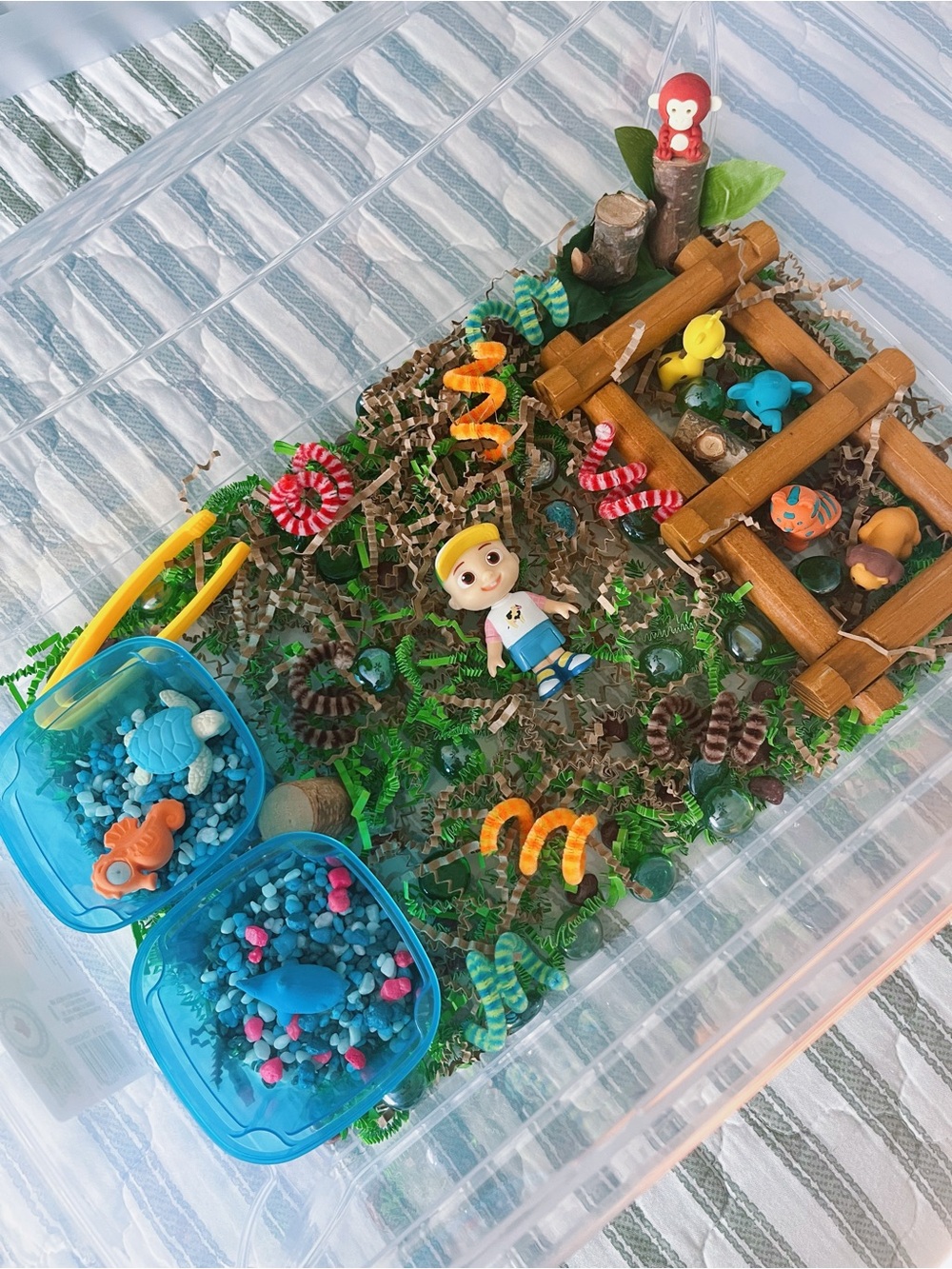 Cocomelon JJ visits the Zoo Sensory Kit - Kids Educational Toys